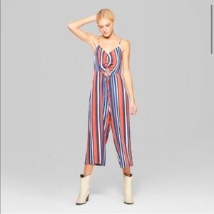 Striped jumpsuit